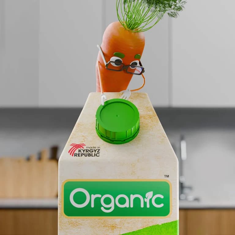 Organic маскот
